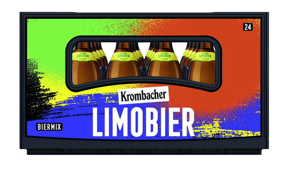 Krombacher Limobier Zitrone 24x0,33 (Mehrweg)