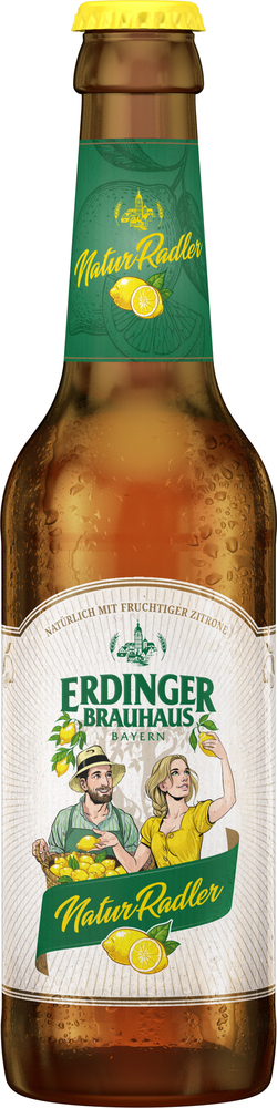 Erdinger Brauhaus Natur Radler 24x0,33MW (MEHRWEG)