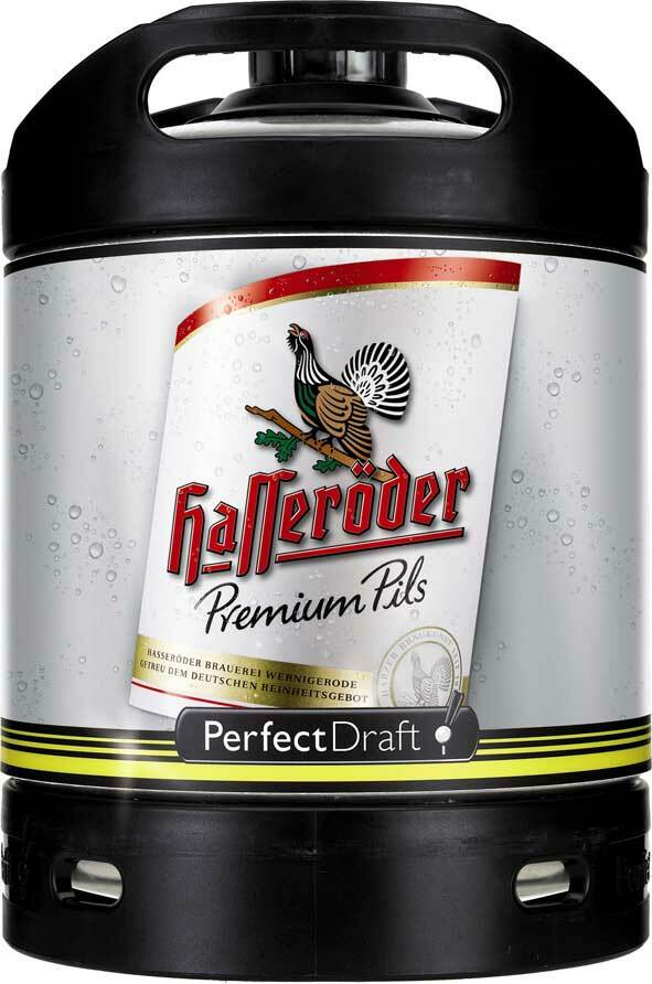 Hasseröder Pils PerfectDraft 6,0 L Faß (MEHRWEG)