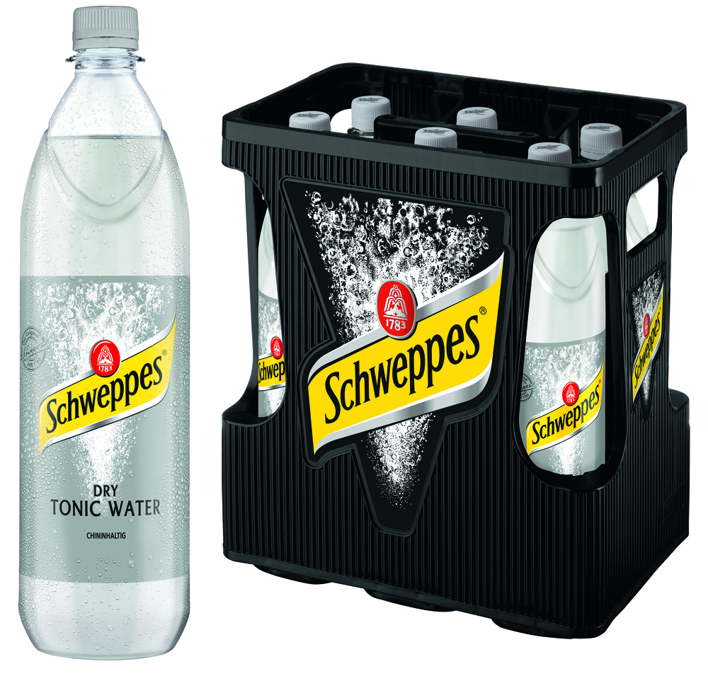 Schweppes Dry Tonic Water PET 6x1,0 MW (MEHRWEG)