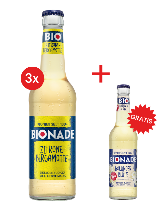 Bionade Zitrone-Bergamotte 12x0,33MW (MEHRWEG)