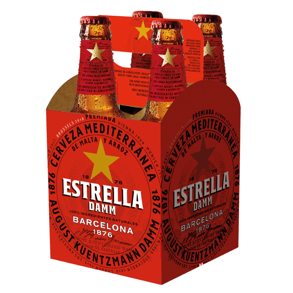 Estrella Damm 6x4x0,33 (MEHRWEG)