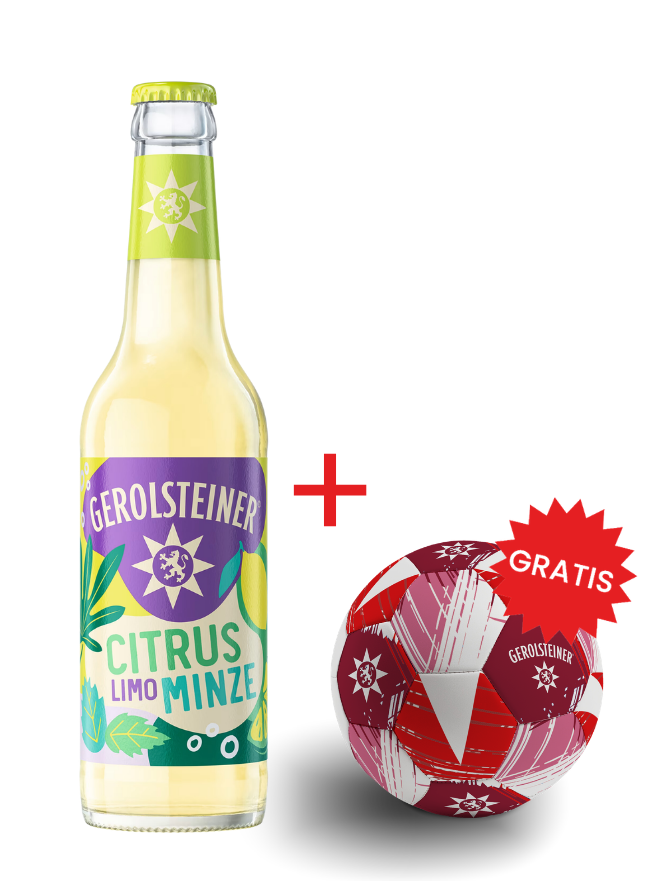 Gerolsteiner Citrus-Minze Longneck 24x0,33MW (MEHRWEG)