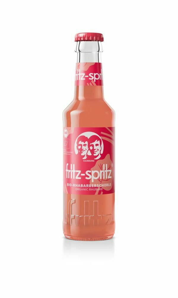 Fritz-Spritz Bio-Rhabarbersaftschorle 24x0,2 MW (MEHRWEG)