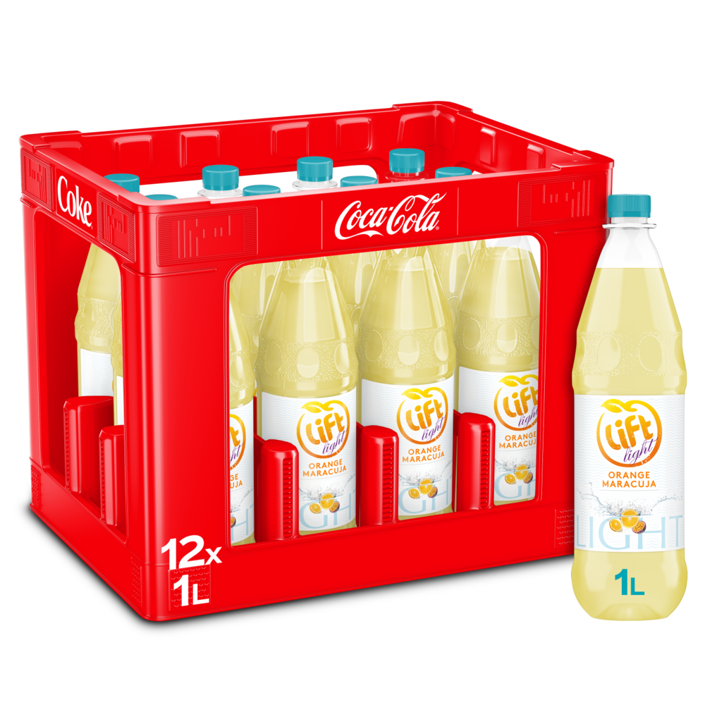 Lift Orange Maracuja light 12x1,0 MW PET (MEHRWEG)