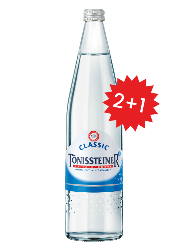 Tönissteiner Classic GDB Design-Glasflasche 12x0,75MW (MEHRWEG)