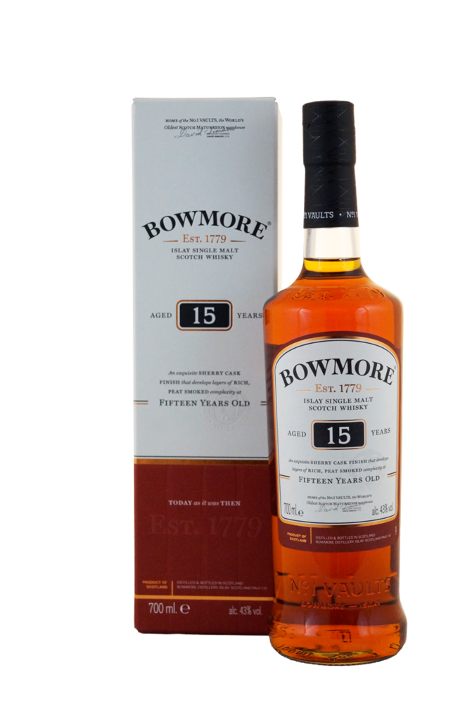 Bowmore 15 Years 43% 1x0,7l