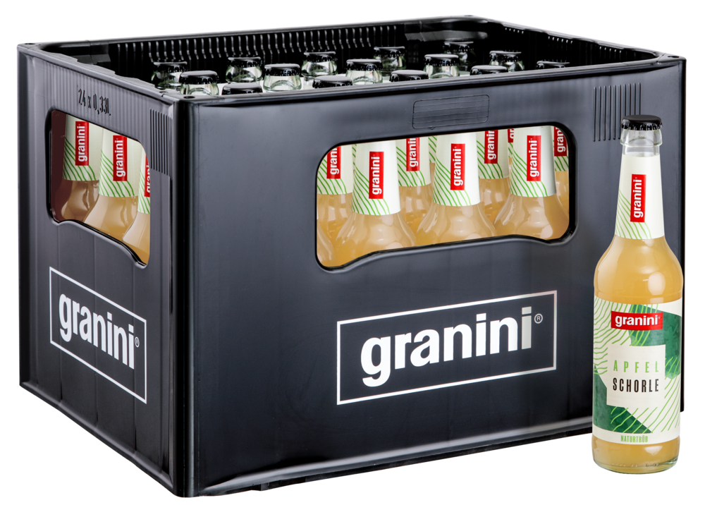 Granini Apfel Schorle naturtrüb 24x0,33 MW (MEHRWEG)