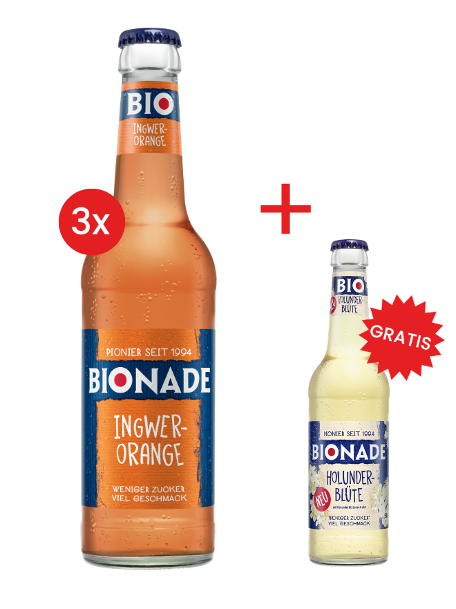 Bionade Ingwer-Orange 12x0,33MW (MEHRWEG)