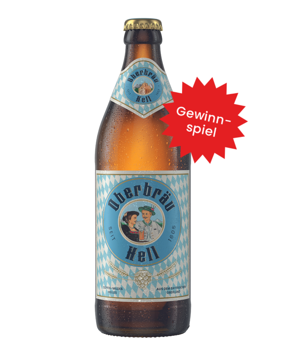 1 Kiste 20 x 0,5l Oberbräu Hell kaufen und mit etwas Glück eine Lampe inkl. Bluetooth Lautsprecher gewinnen!