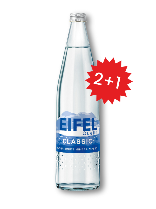 Eifel-Quelle Classic GDB Design-Glasflasche 12x0,75MW (MEHRWEG)