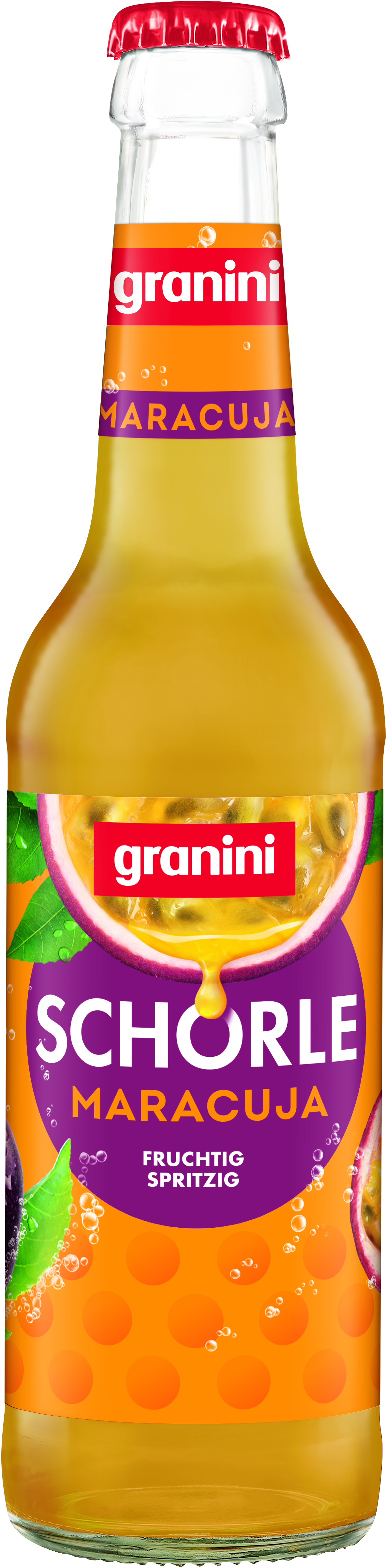 Granini Maracuja Schorle naturtrüb 24x0,33 MW (MEHRWEG)