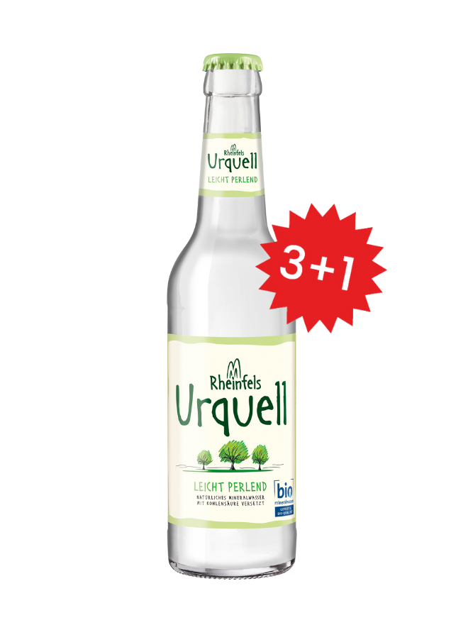 Rheinfels Urquell Bio leicht perlend 24x0,33MW (MEHRWEG) Rheinfels Urquell Bio leicht perlend 24x0,33MW (MEHRWEG)