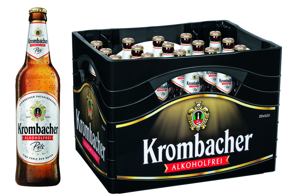 Krombacher Pils A-Frei 20x0,5MW (MEHRWEG)