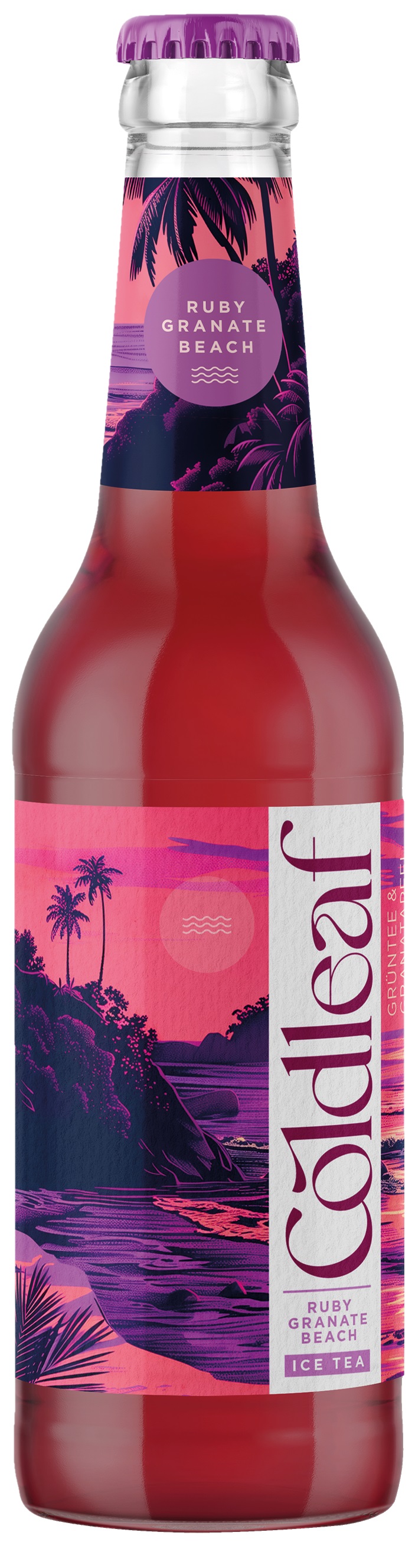 Coldleaf Ruby Granate Beach Ice Tea Granatapfel 24x0,33MW (MEHRWEG) Coldleaf Ruby Granate Beach Ice Tea Granatapfel 24x0,33MW (MEHRWEG)