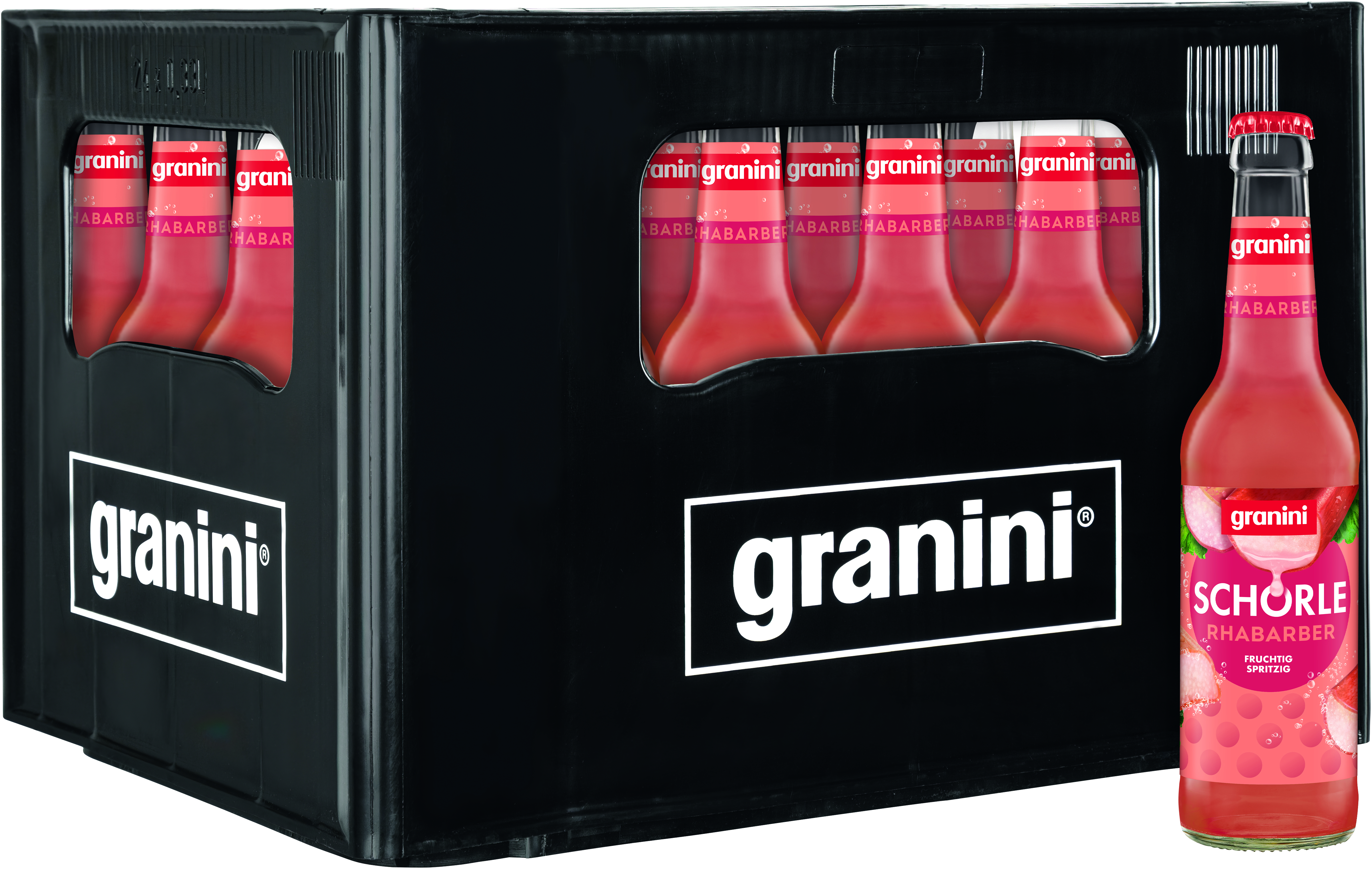 Granini Rhabarber Schorle naturtrüb 24x0,33 MW (MEHRWEG)