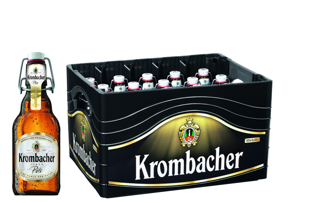 Krombacher Pils Bügelverschluß 20x0,33MW (MEHRWEG)