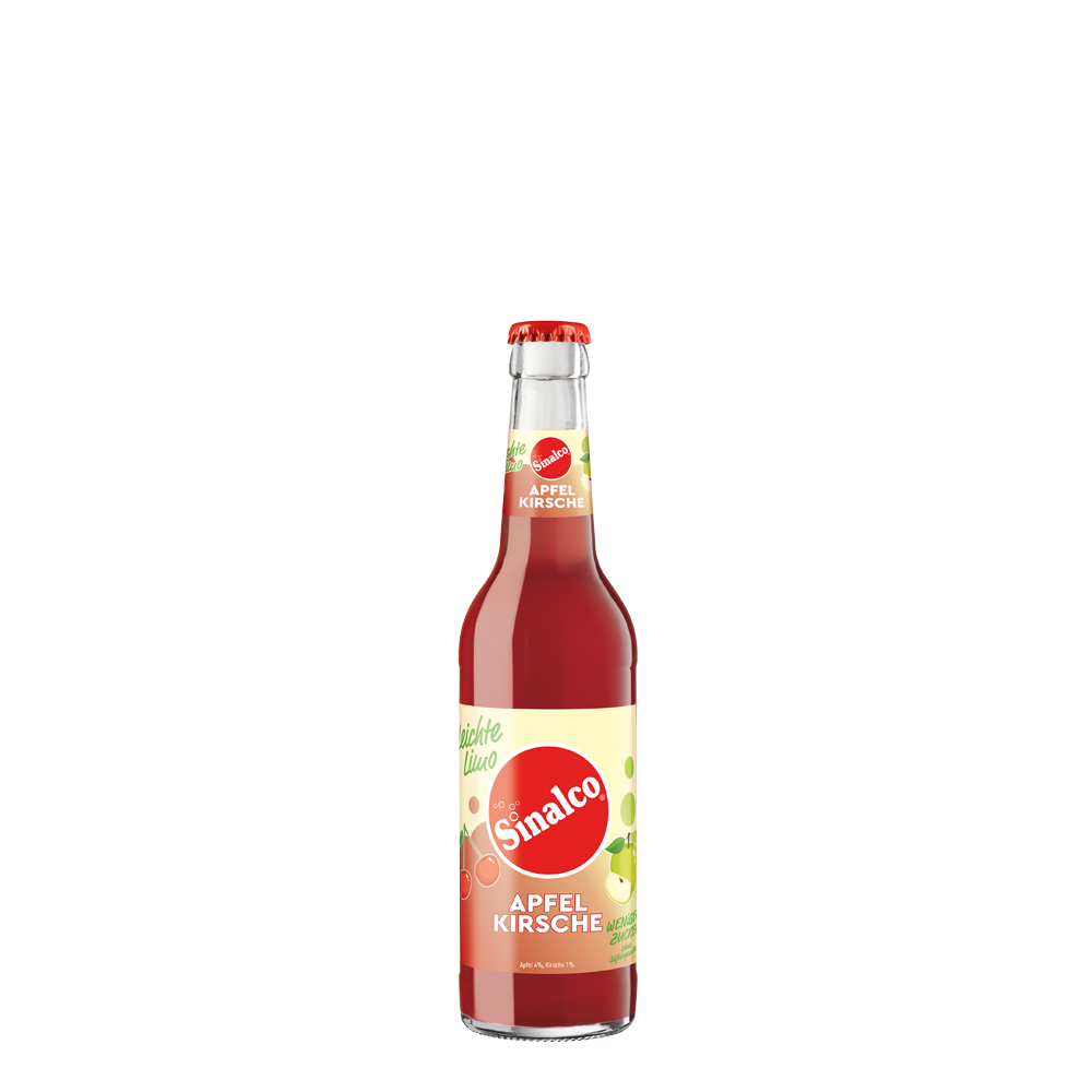 Sinalco Apfel Kirsche leichte Limo Longneck 24x0,33MW (MEHRWEG)