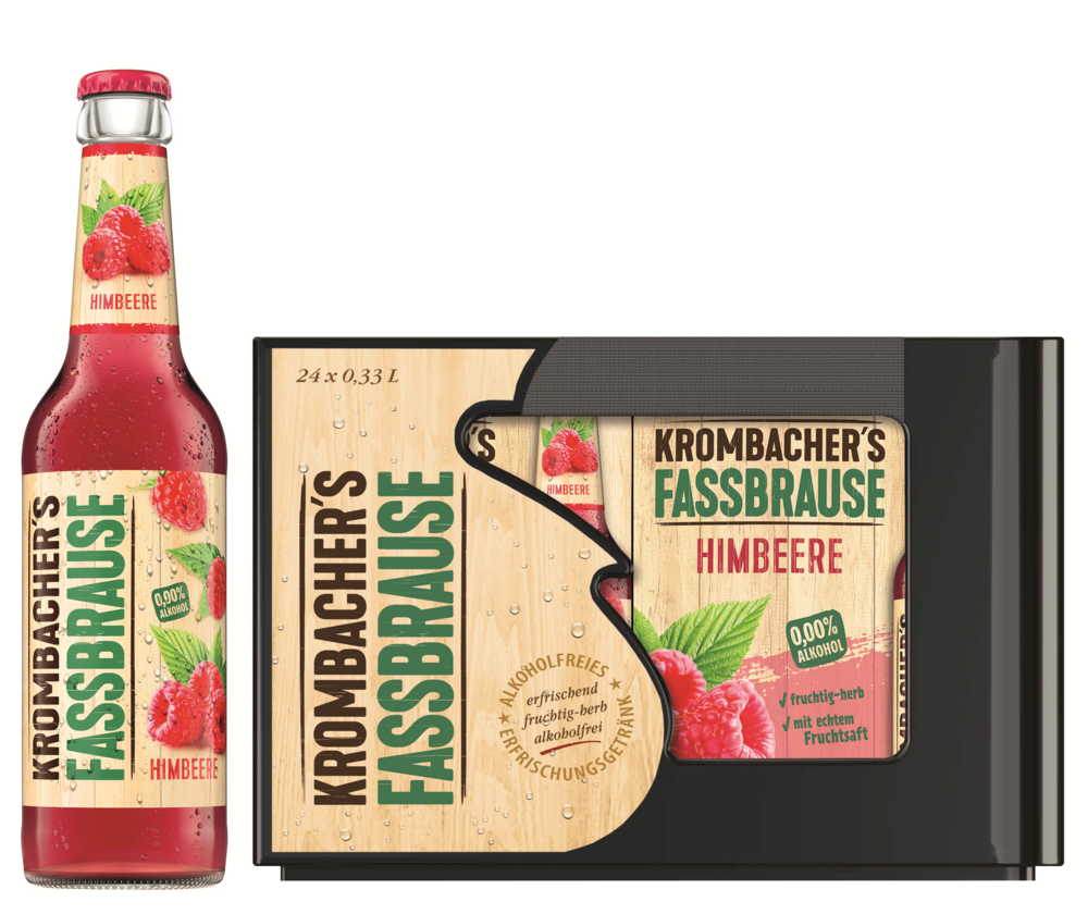 Krombacher's Fassbrause Himbeere 4x6x0,33MW (MEHRWEG)
