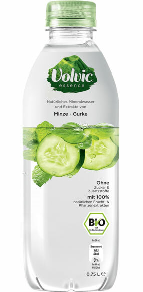 Volvic Essence Minze Gurke Rosmarien Bio PET 6x0,75EW (EINWEG)