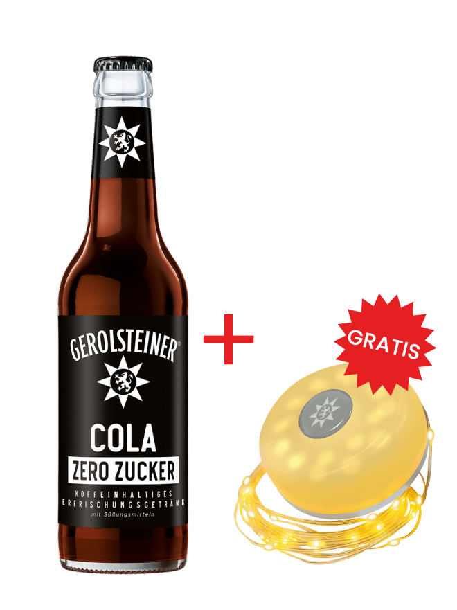Gerolsteiner Cola Zero Zucker Longneck 24x0,33MW (MEHRWEG)