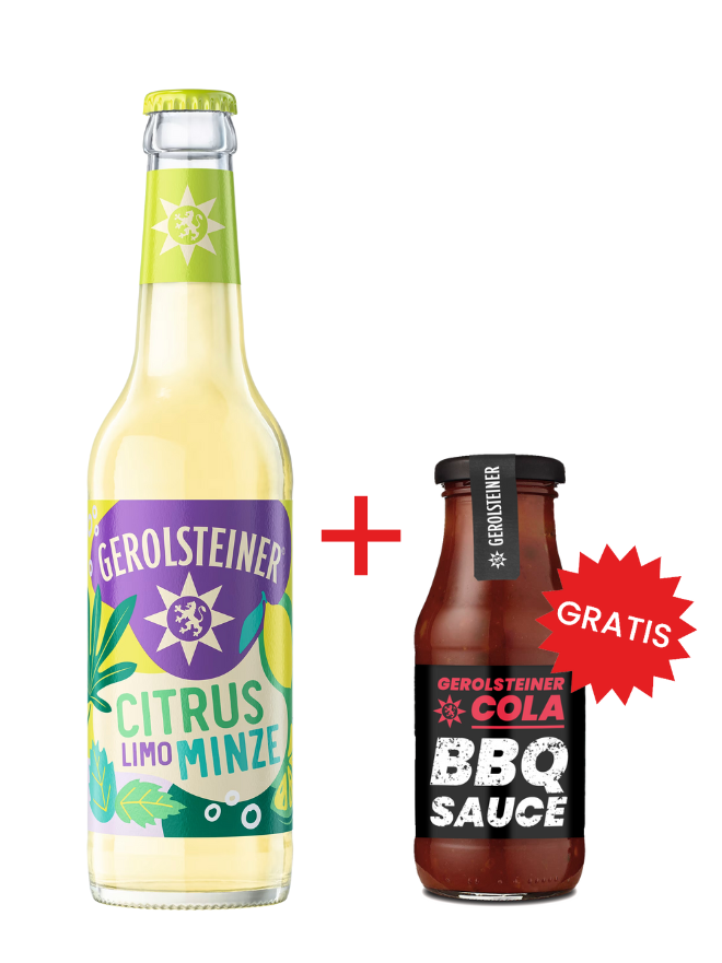 Gerolsteiner Citrus-Minze Longneck 24x0,33MW (MEHRWEG)