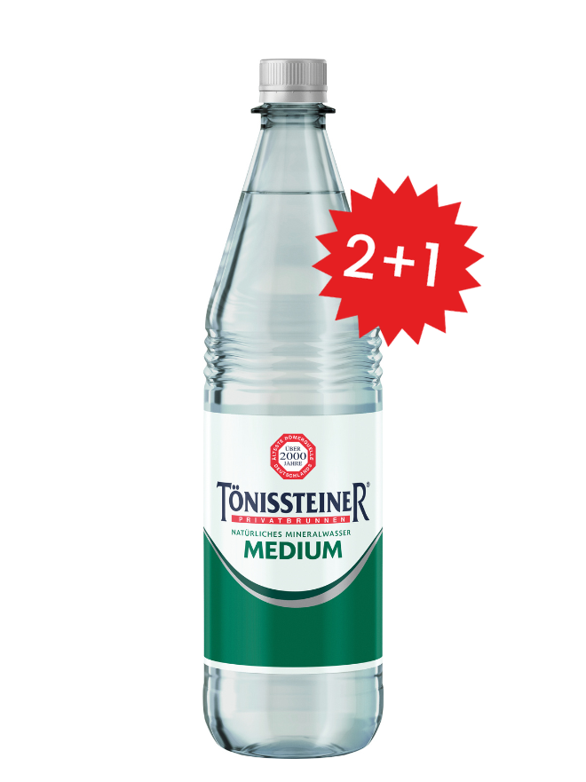 Tönissteiner Medium Individual PET 12x1,0 MW (MEHRWEG)
