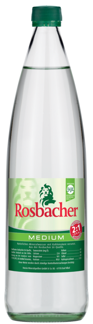 Rosbacher Medium 12x1,0 L MW PET (MEHRWEG)