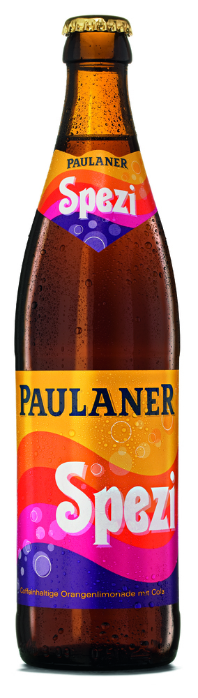 Paulaner Spezi Coffeinhaltige Orangenlimonade mit Cola 20x0,5 MW (MEHRWEG)