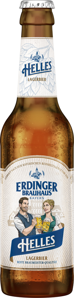 Erdinger Brauhaus Helles Lagerbier 24x0,33MW (MEHRWEG)