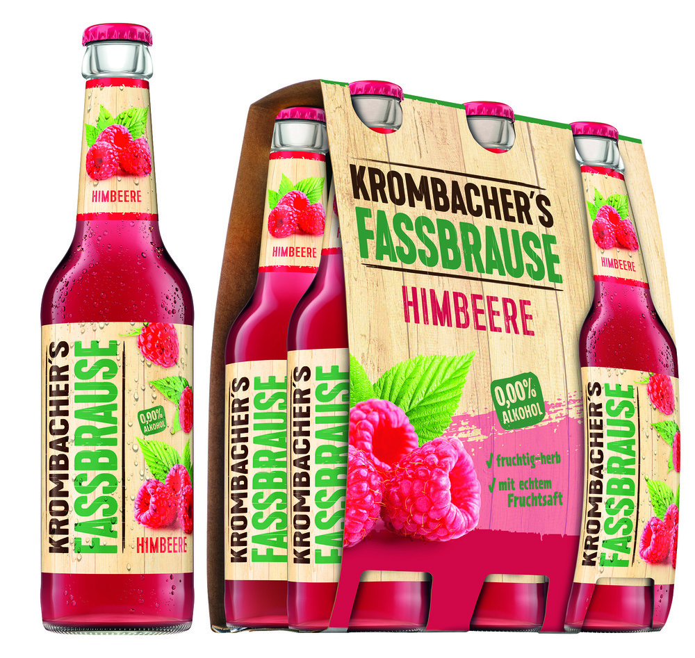 Krombacher's Fassbrause Himbeere 4x6x0,33MW (MEHRWEG)