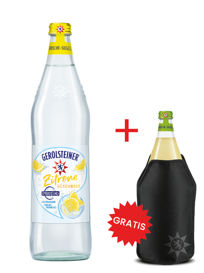 Gerolsteiner Sprudel Zitrone Geschmack 6x0,75MW (MEHRWEG) Gerolsteiner Sprudel Zitrone Geschmack 6x0,75MW (MEHRWEG)