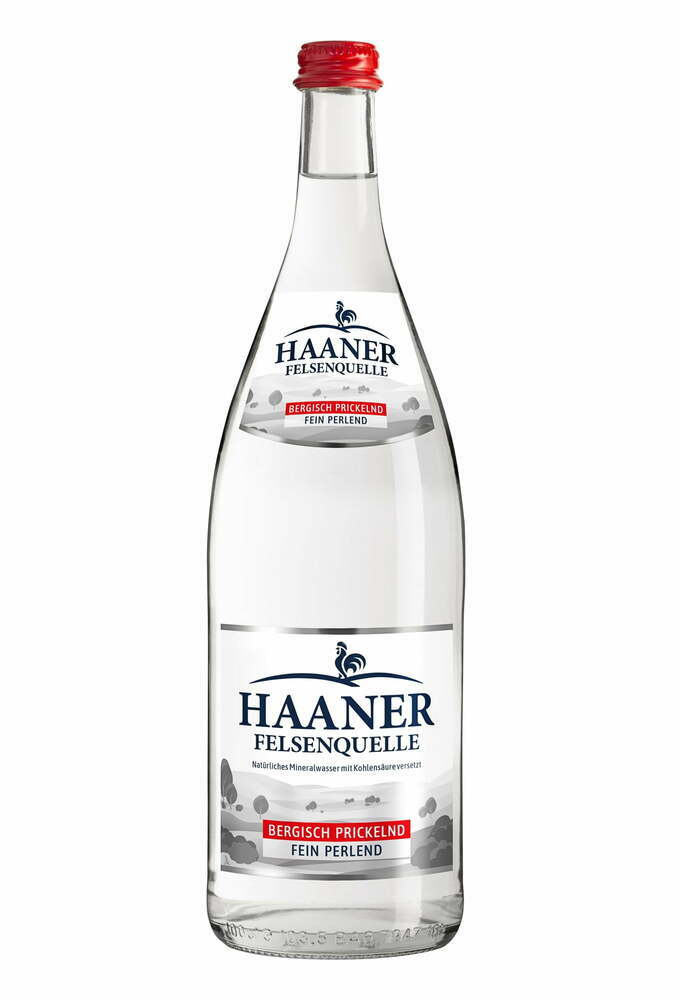 Haaner Felsenquelle Fein Perlend 6x1,0 MW (MEHRWEG)