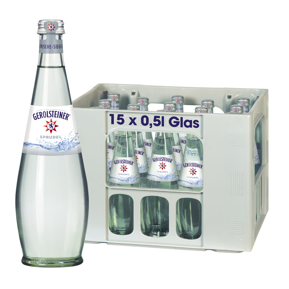 Gerolsteiner Sprudel Gourmet 15x0,5 MW (MEHRWEG)