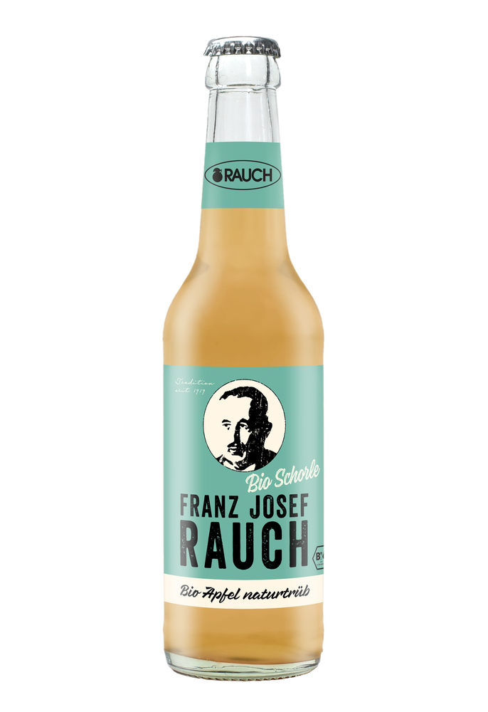 Rauch Bio Apfelschorle naturtrüb 24x0,33 (MEHRWEG)