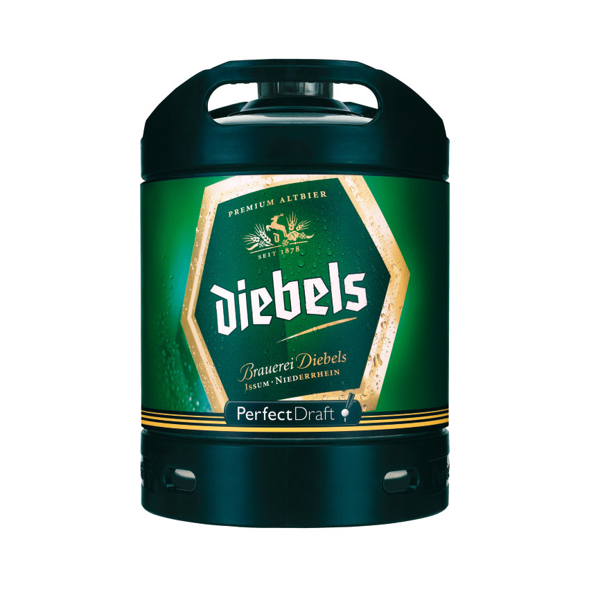 Diebels Alt Perfect Draft 6,0 L Faß (MEHRWEG)