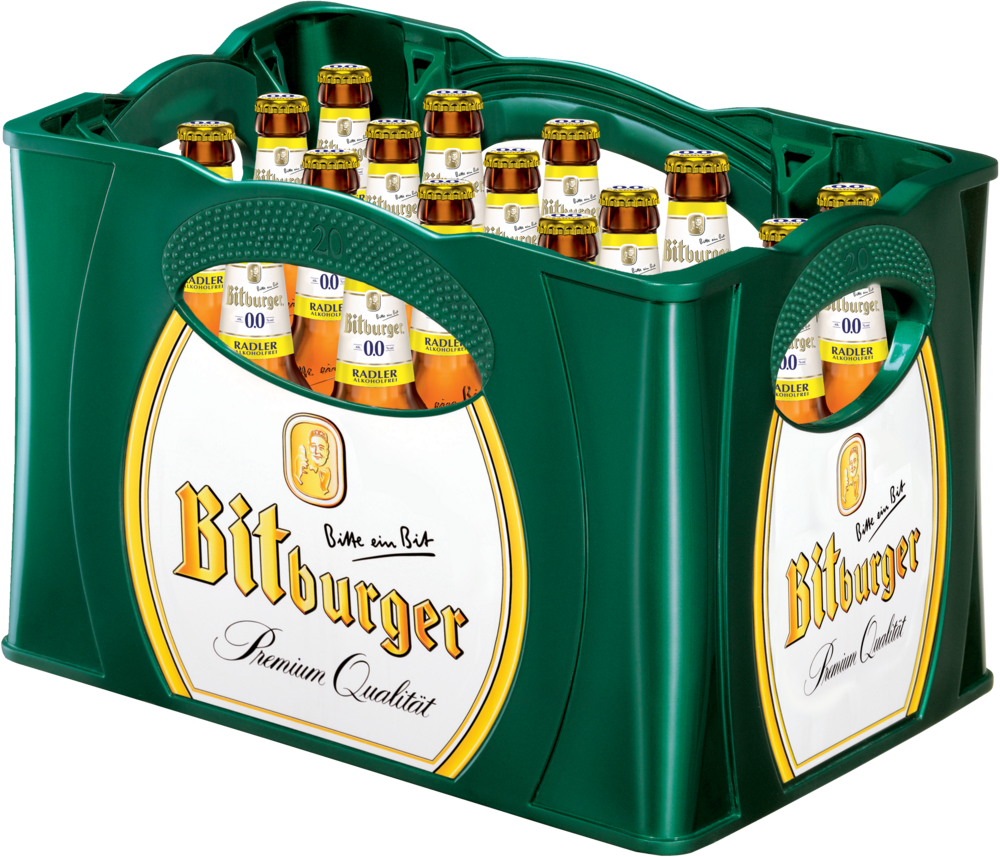 Bitburger 0,0% Radler Alkholfrei 20x0,5 MW (MEHRWEG)