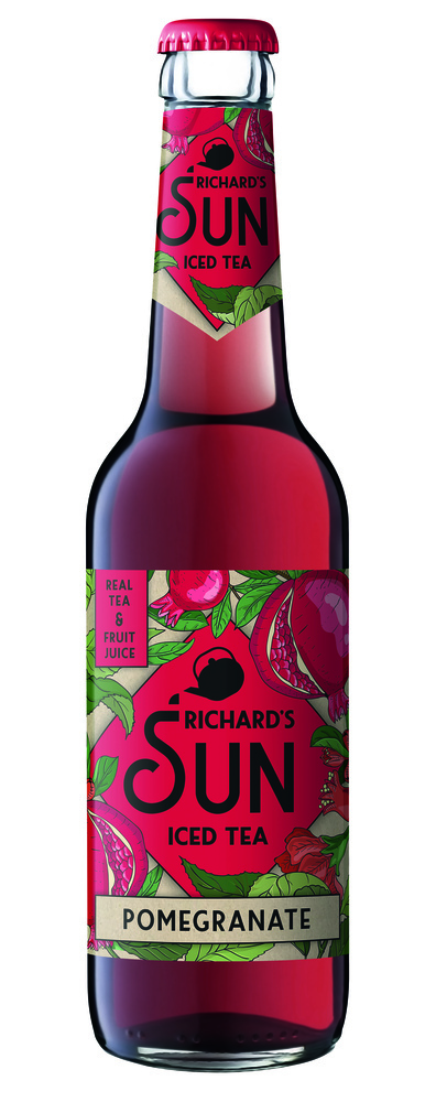 RICHARD´S SUN Iced Tea Pomegrante 24x0,33 (MEHRWEG)