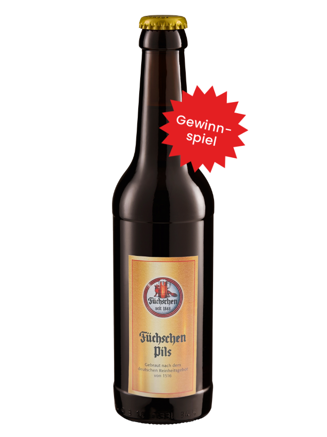 Füchschen Pils Longneck Logipack 24x0,33MW (MEHRWEG)