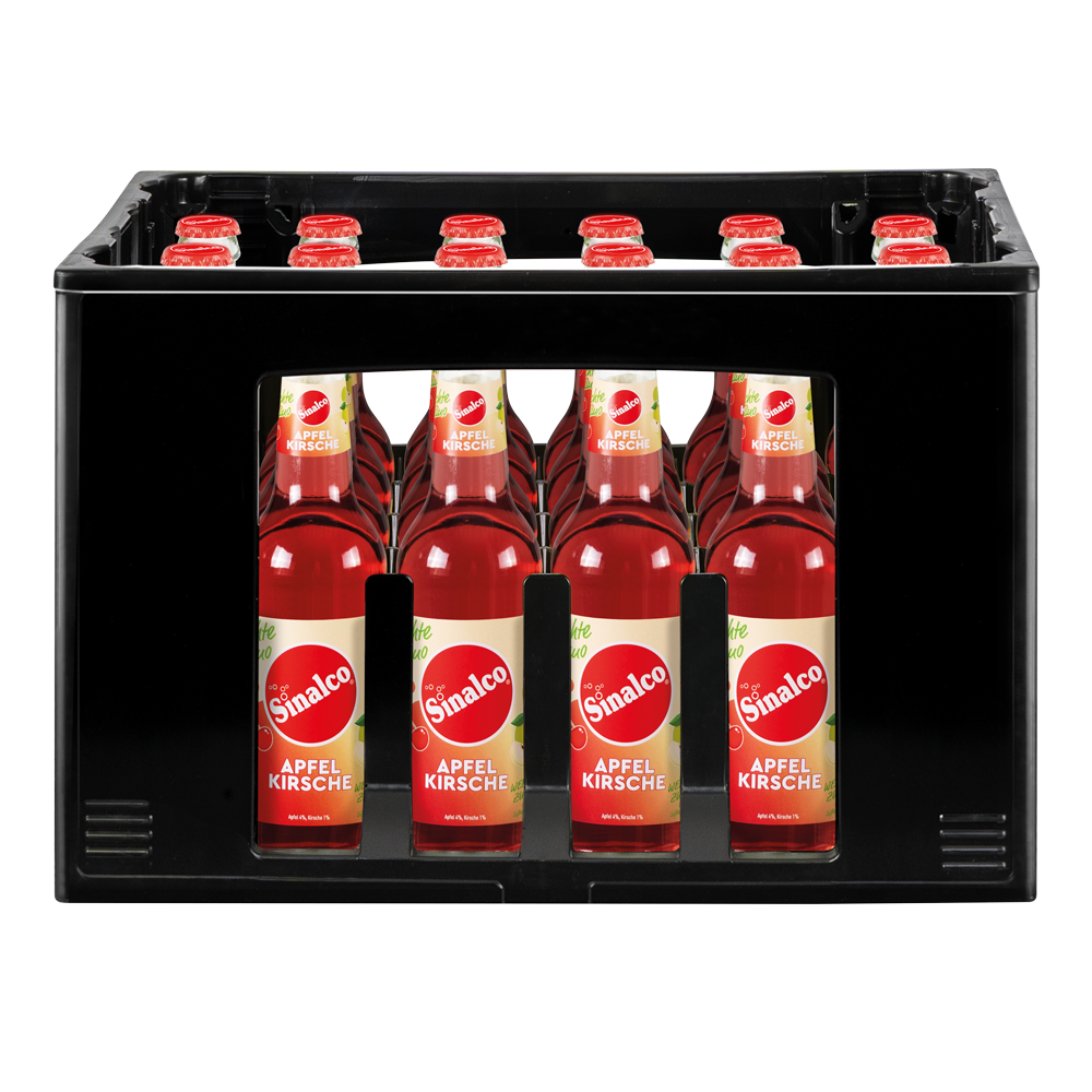 Sinalco Apfel Kirsche leichte Limo Longneck 24x0,33MW (MEHRWEG)