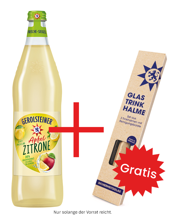 Gerolsteiner und Frucht Apfel-Zitrone 6x0,75MW (MEHRWEG)