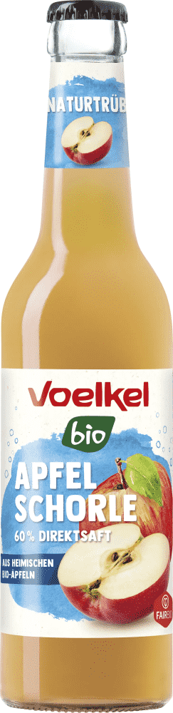 Voelkel Bio Apfelschorle naturtrüb 12x0,33MW (MEHRWEG) Voelkel Bio Apfelschorle naturtrüb 12x0,33MW (MEHRWEG)