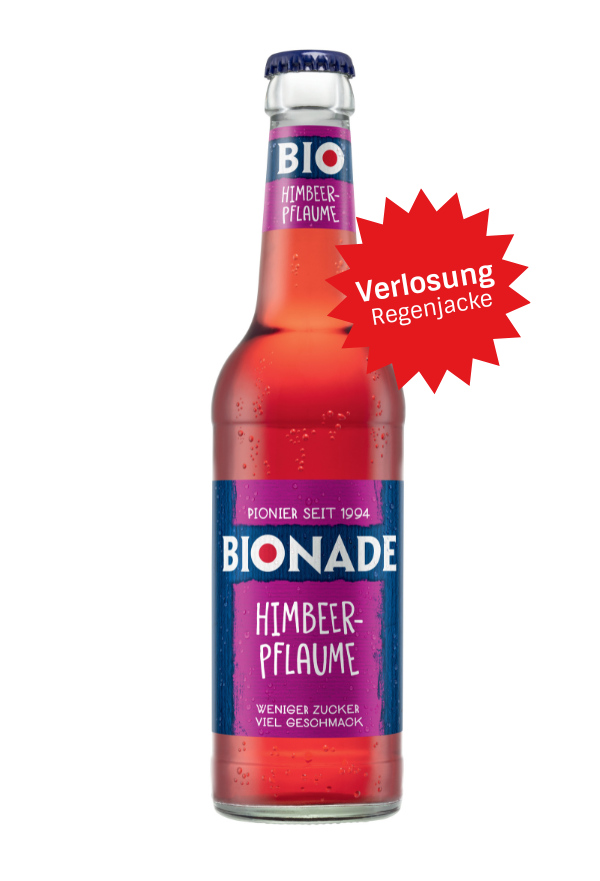 Bionade Himbeer-Pflaume 12x0,33MW (Mehrweg)