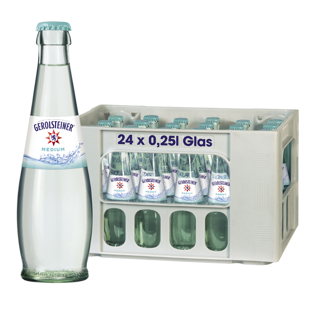 Gerolsteiner Medium Gourmet 24x0,25MW (MEHRWEG)