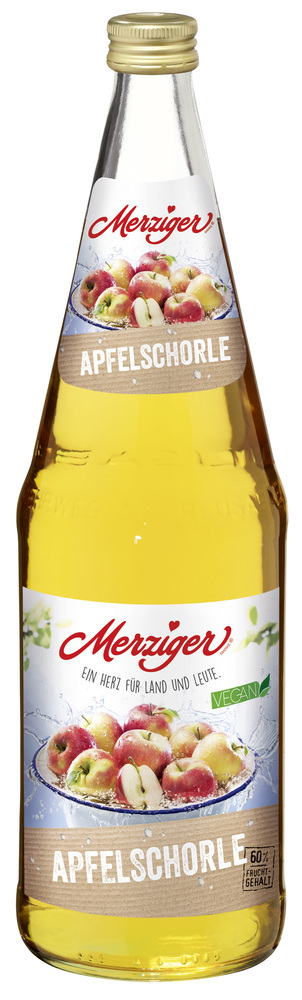 Merziger Apfelschorle 6x1,0 MW (MEHRWEG)