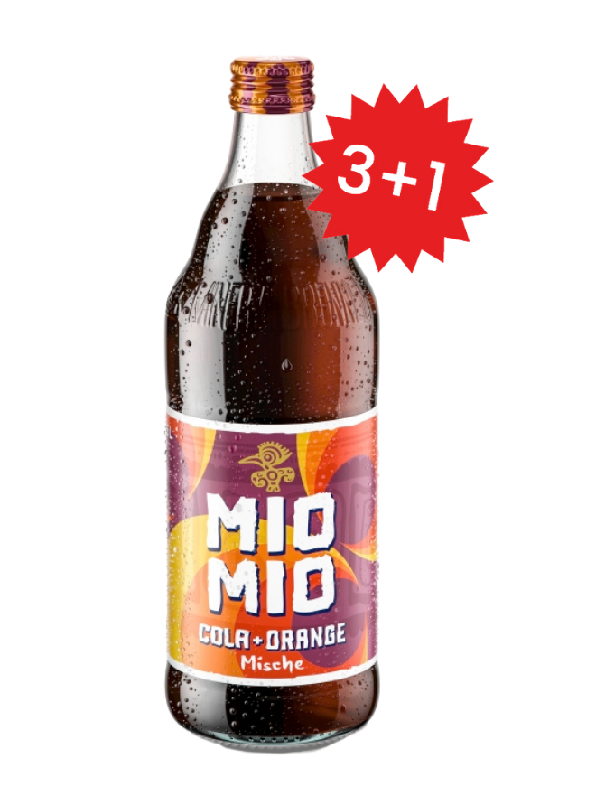 MIO MIO Cola+Orange Mische 12x0,5 MW (MEHRWEG)