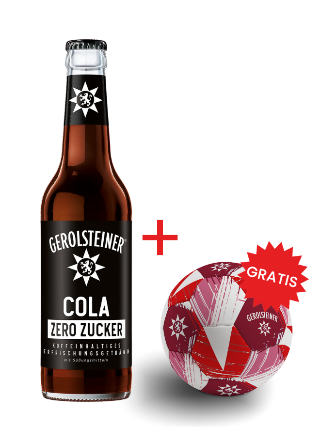 Gerolsteiner Cola Zero Zucker Longneck 24x0,33MW (MEHRWEG)