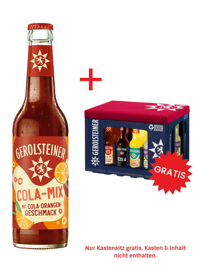 Gerolsteiner Cola-Mix Longneck 24x0,33MW (MEHRWEG)
