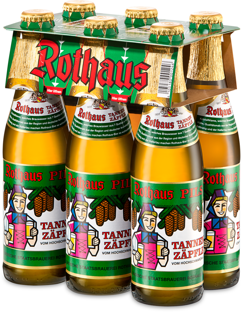 Rothaus Tannenzäpfle Pils 4x6x0,33MW (MEHRWEG)