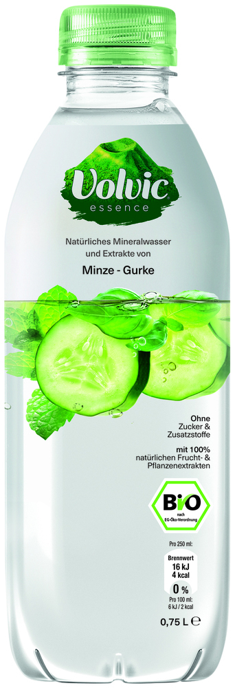 Volvic Essence Minze Gurke Rosmarien Bio PET 6x0,75EW (EINWEG)